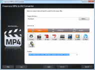 Freemore MP4 to AVI Converter screenshot